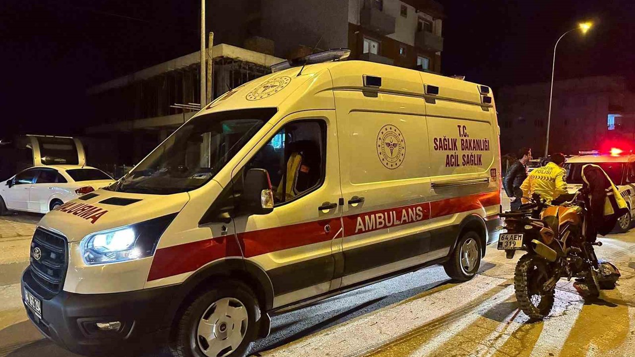 Uşak’ta motosikletin çarptığı yaya hayatını kaybetti: Kaza anı kamereda
