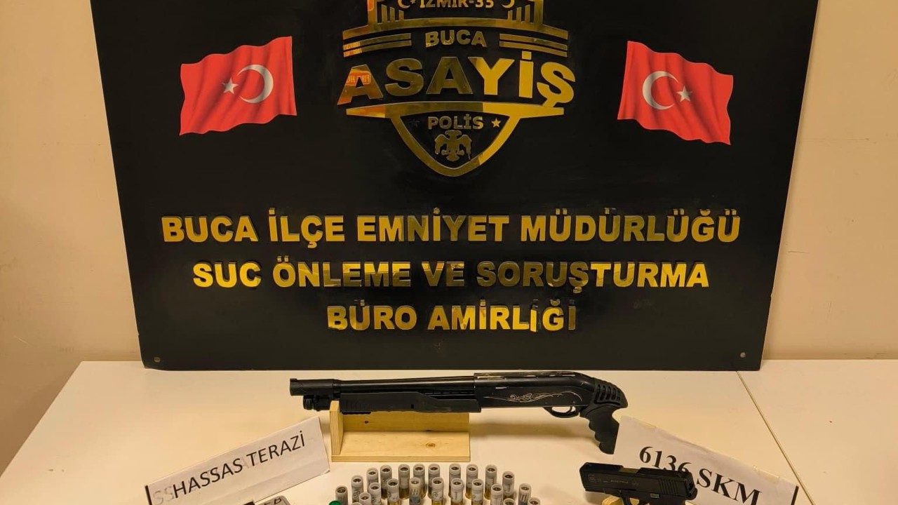 Buca’da silah operasyonu: 1 gözaltı
