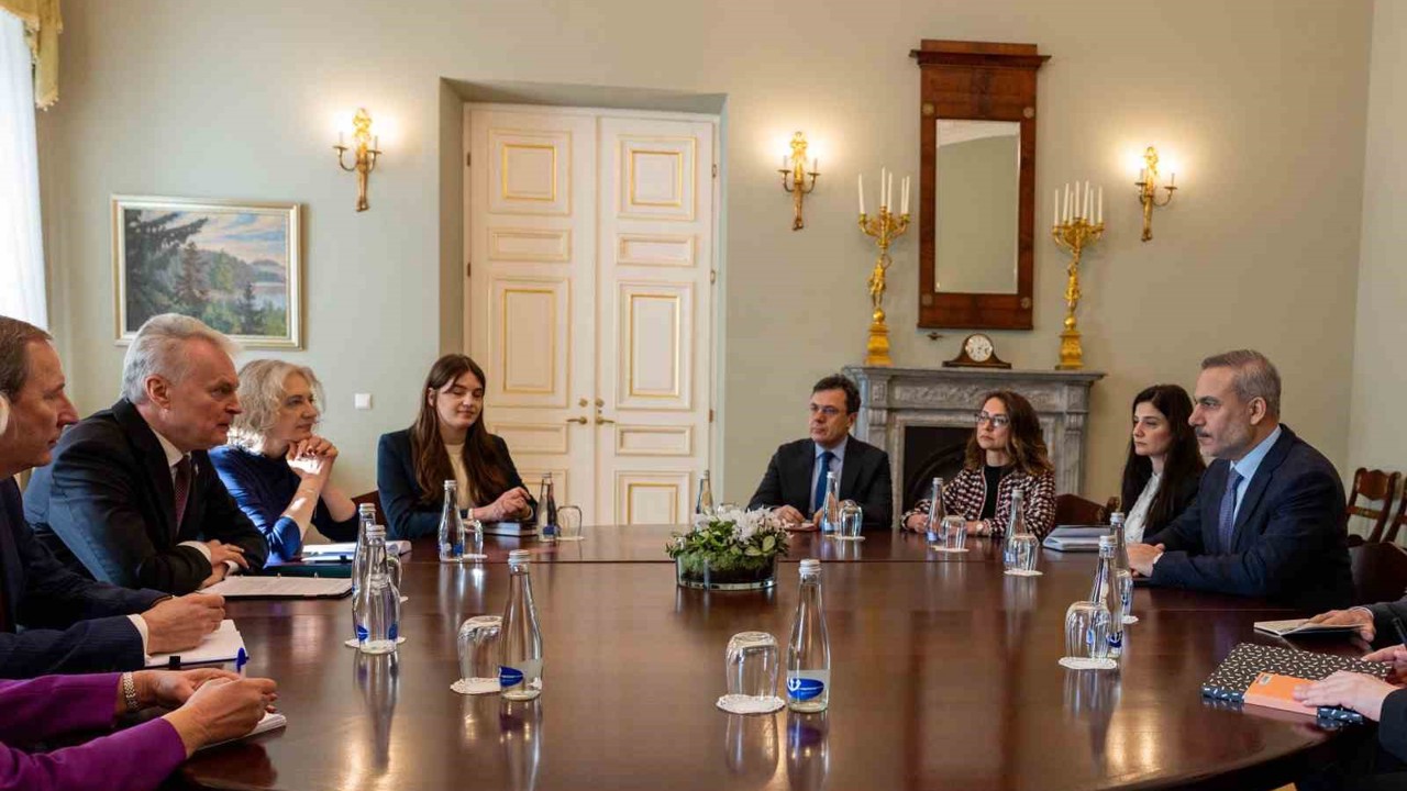 Bakan Fidan, Litvanya Cumhurbaşkanı Nauseda ile görüştü
