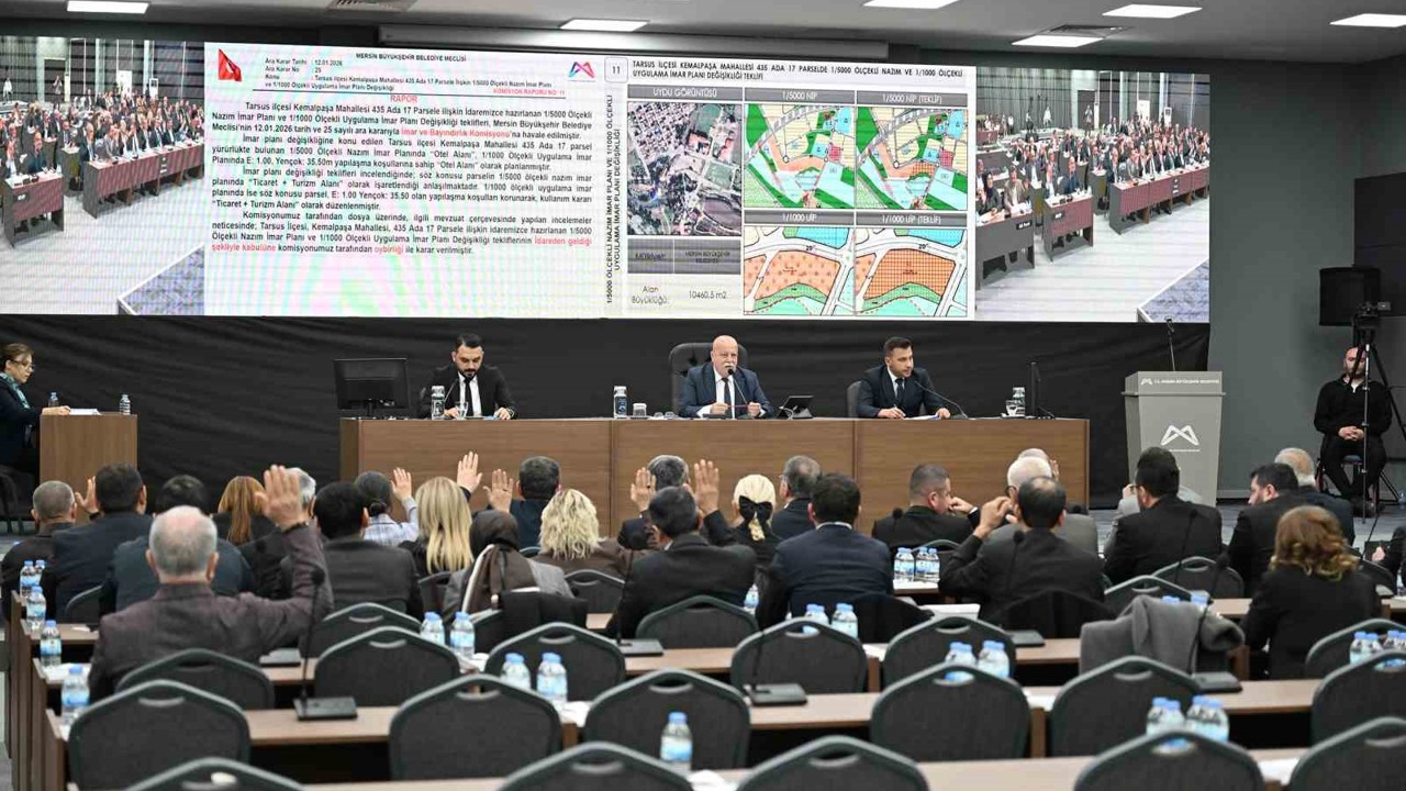 Mersin Büyükşehir Meclisinde 2,5 milyar TL’lik borçlanma tartışıldı
