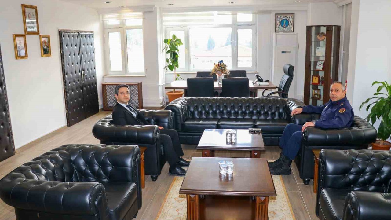 Bilecik’te kurum müdürlerinden Jandarma Komutanı Vanlı’ya ziyaret
