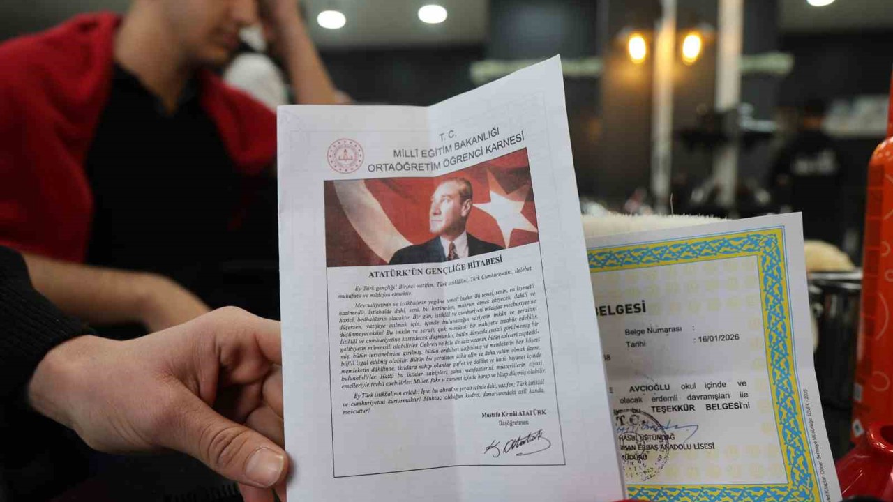 Karne günü başarının adresi bu kez okul değil, kuaför oldu
