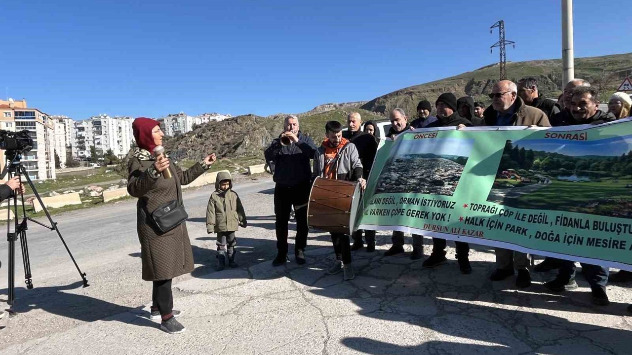 Harmandalı sakinlerinden ‘çöplük orman olsun’ çağrısı
