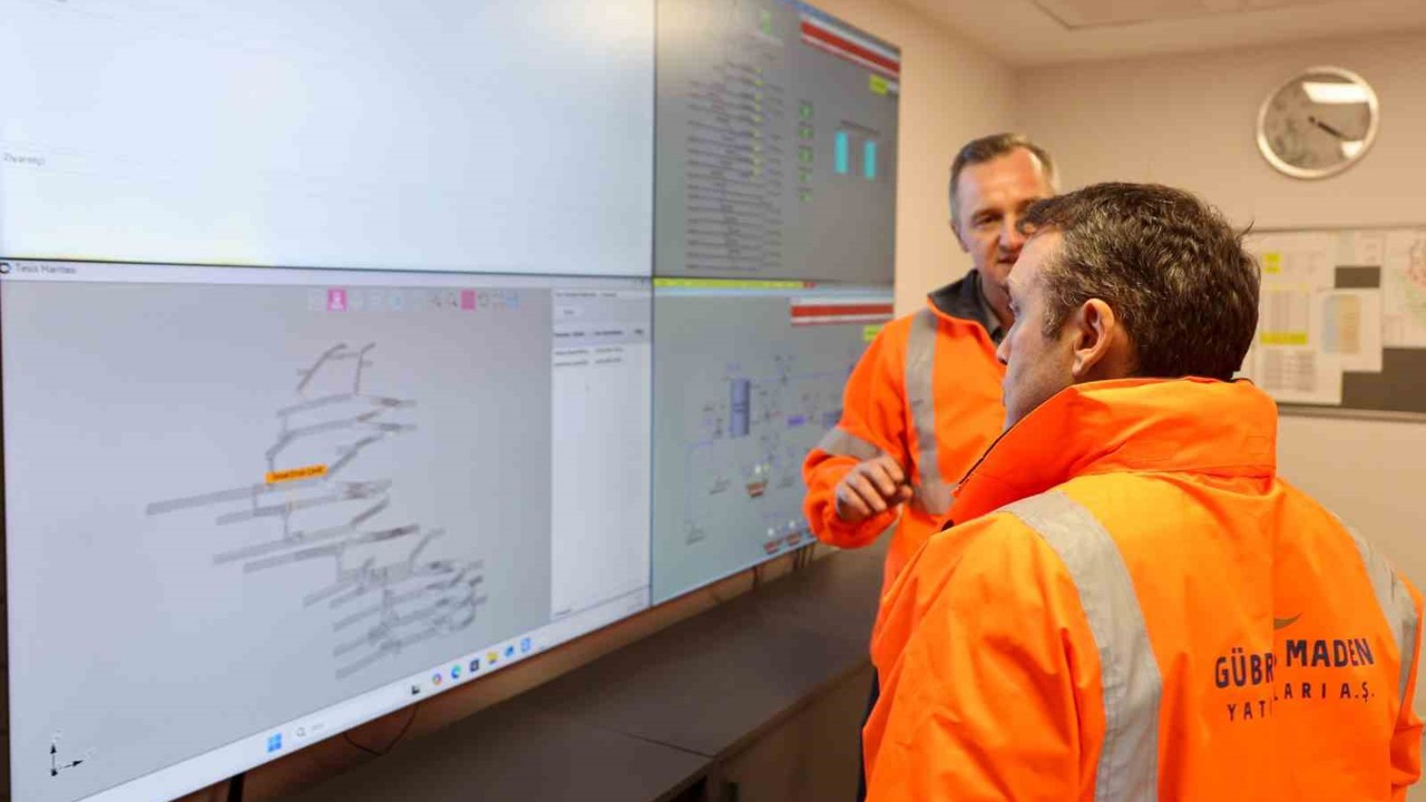 Vali Sözer, altın madeninde inceleme yaptı
