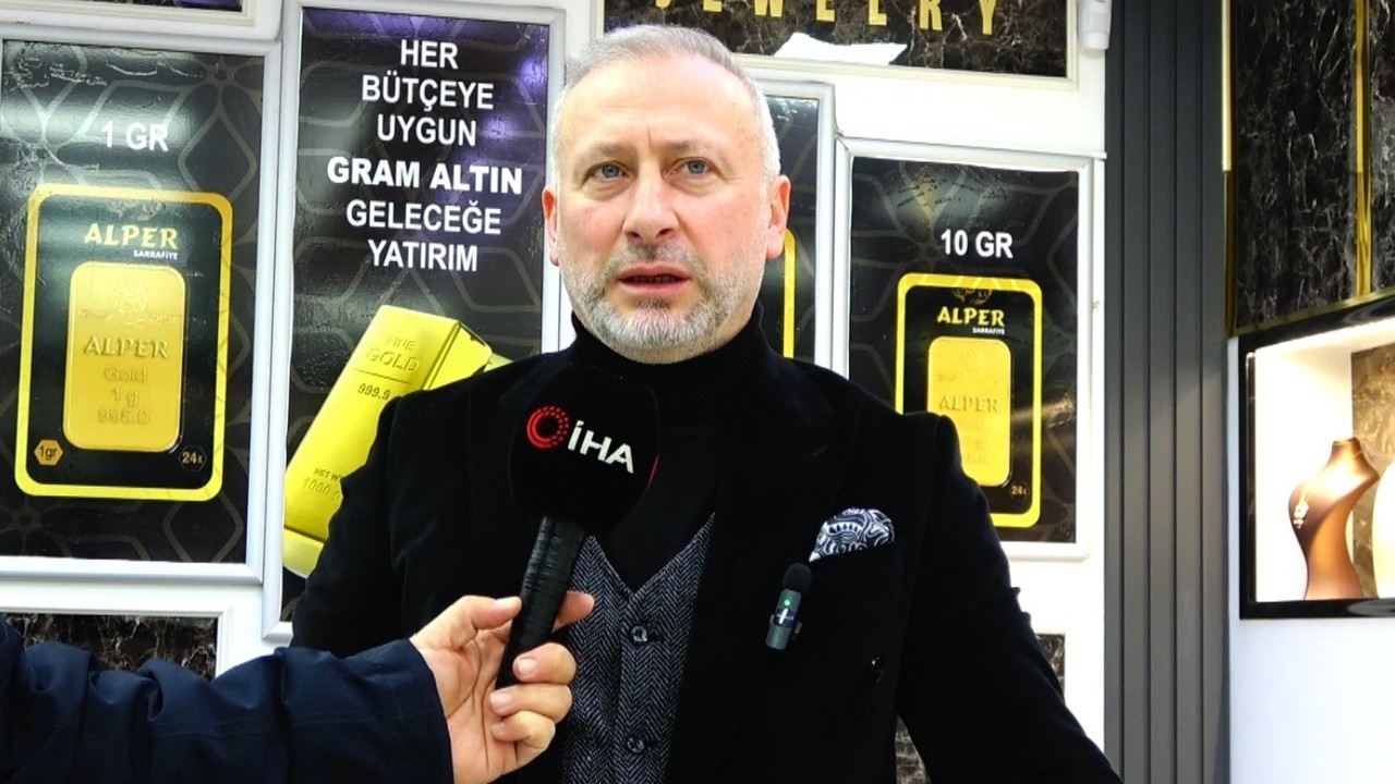 Kütahyalı sarraf İsmail Alper: "Altın her zaman güvenli liman"
