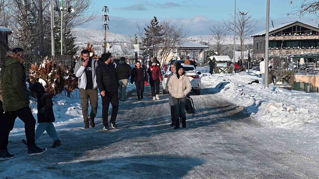 Yozgat’ta kar sonrası vatandaşlar Türkiye’nin ilk milli parkına akın etti
