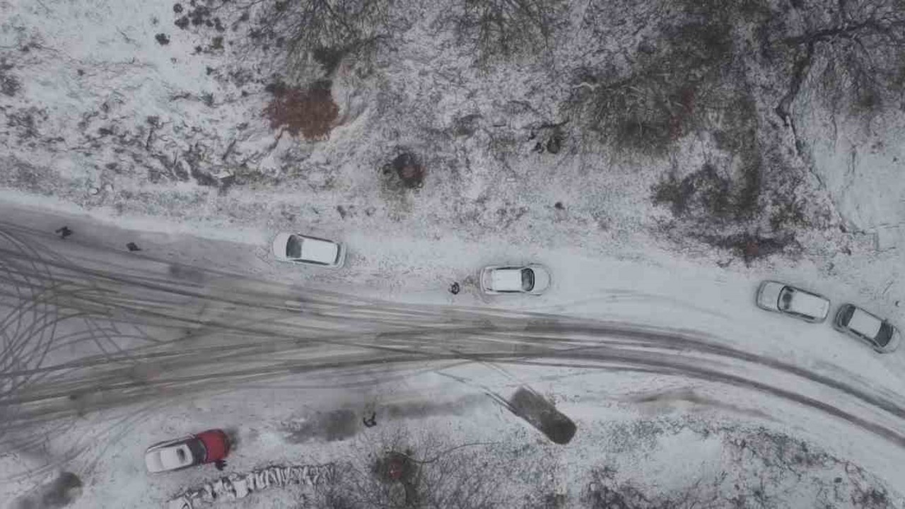 Balıkesir kar hasretini dağlarda dindirdi
