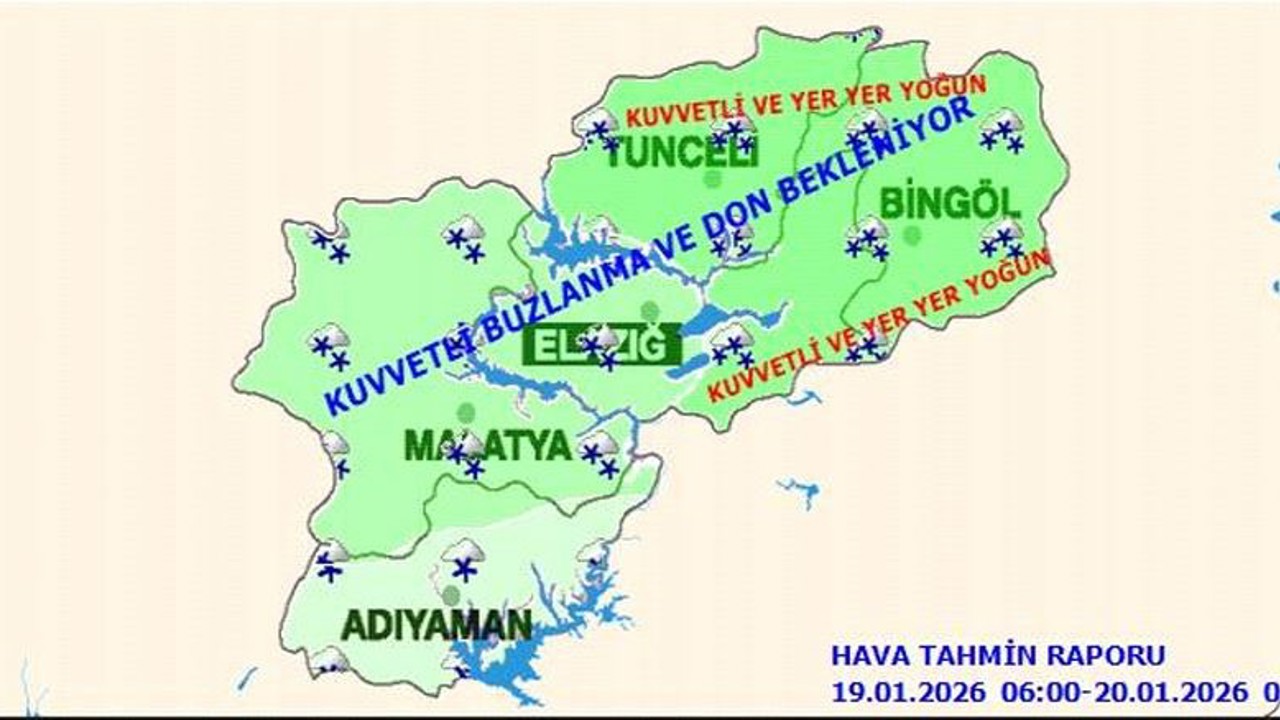 Meteorolojiden kar yağışı, buzlanma ve çığ uyarısı

