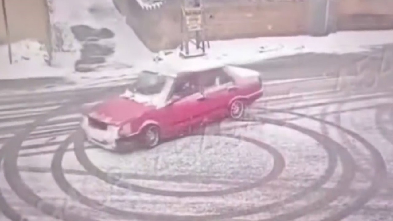 Gaziantep’te drift yaparak tehlike saçan sürücü ve araç sahibine ceza
