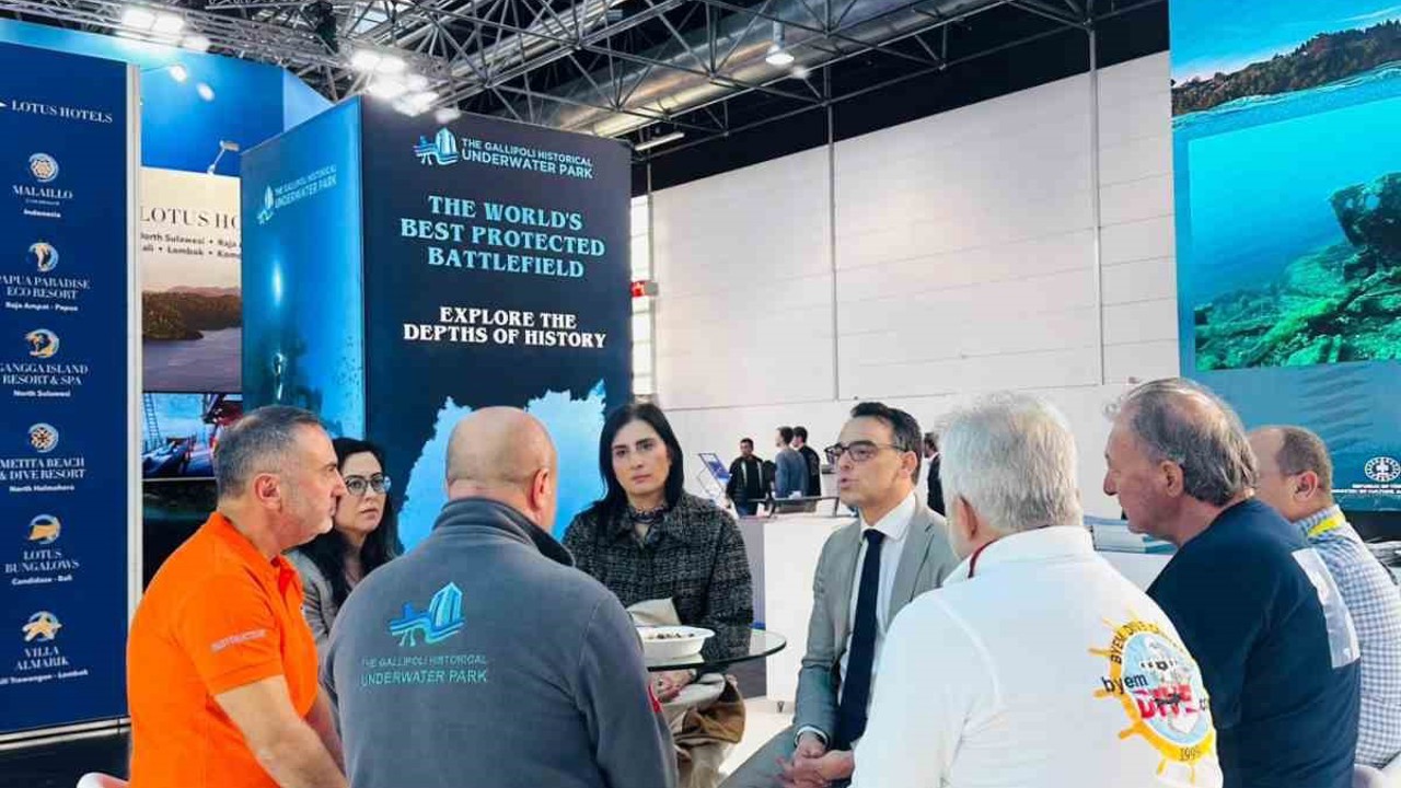 Tarihi Alan Başkanlığı dünyanın en büyük yat ve su altı sporları fuarında
