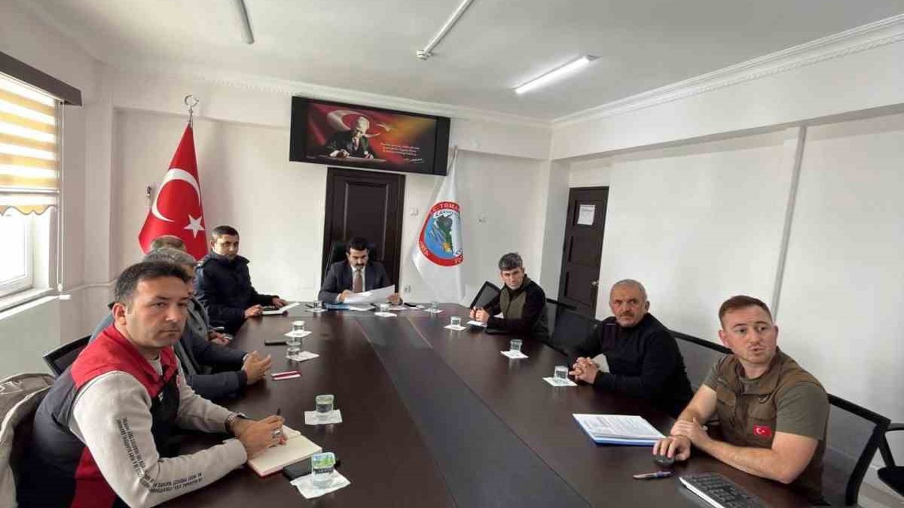 Tomarza’da Av Komisyonu Toplantısı yapıldı
