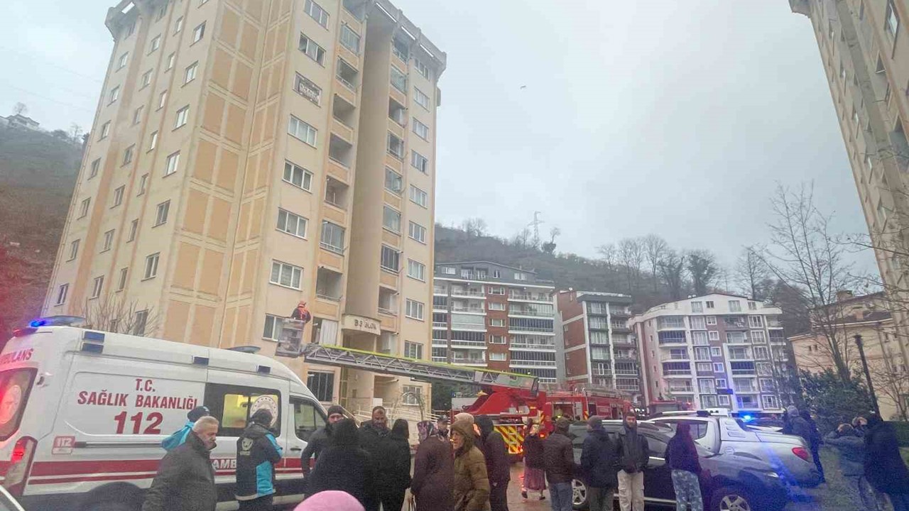 Giresun’da korkutan yangın
