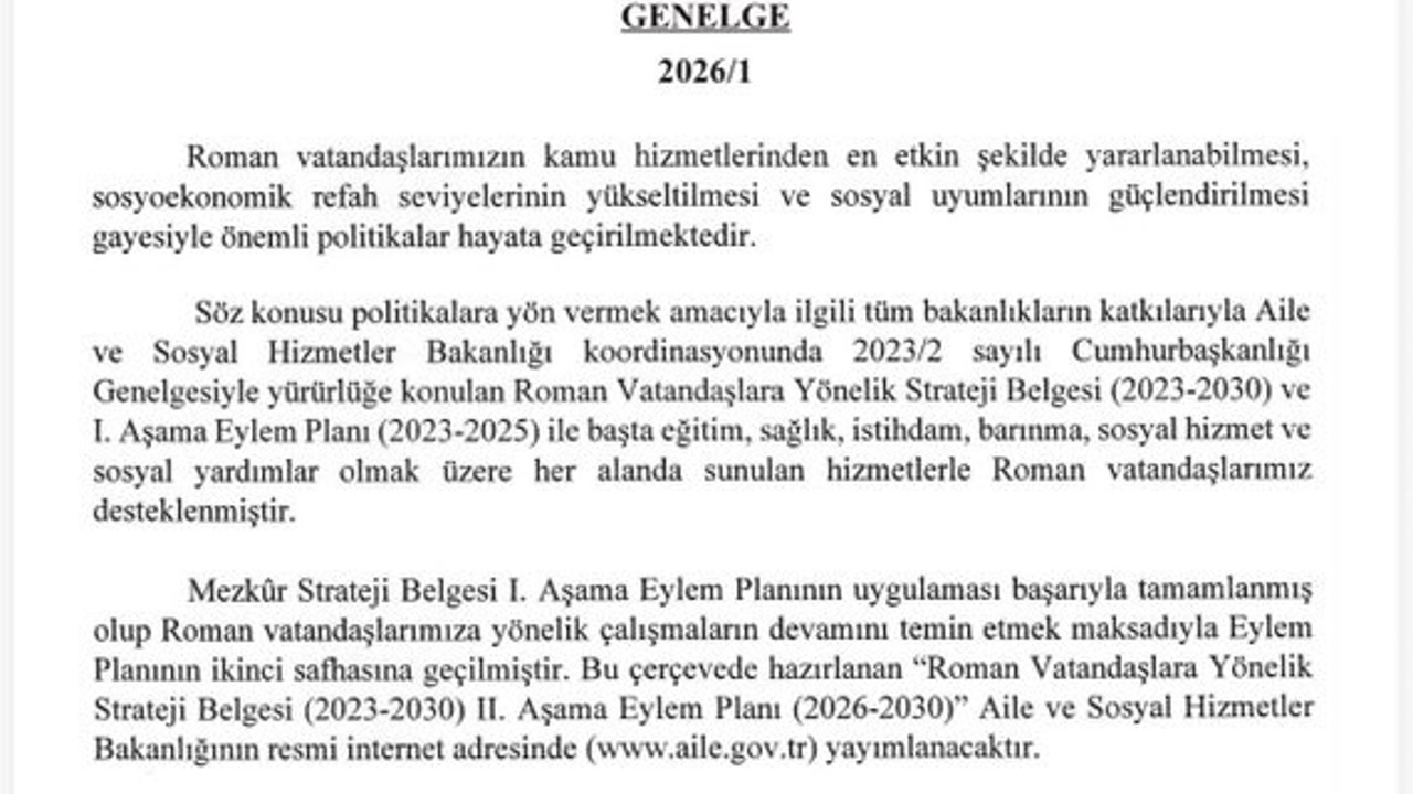 Bakan Göktaş: "Roman vatandaşlarımız için fırsat eşitliğini güçlendiren ve sosyal uyumu artıran adımlar atıyoruz"
