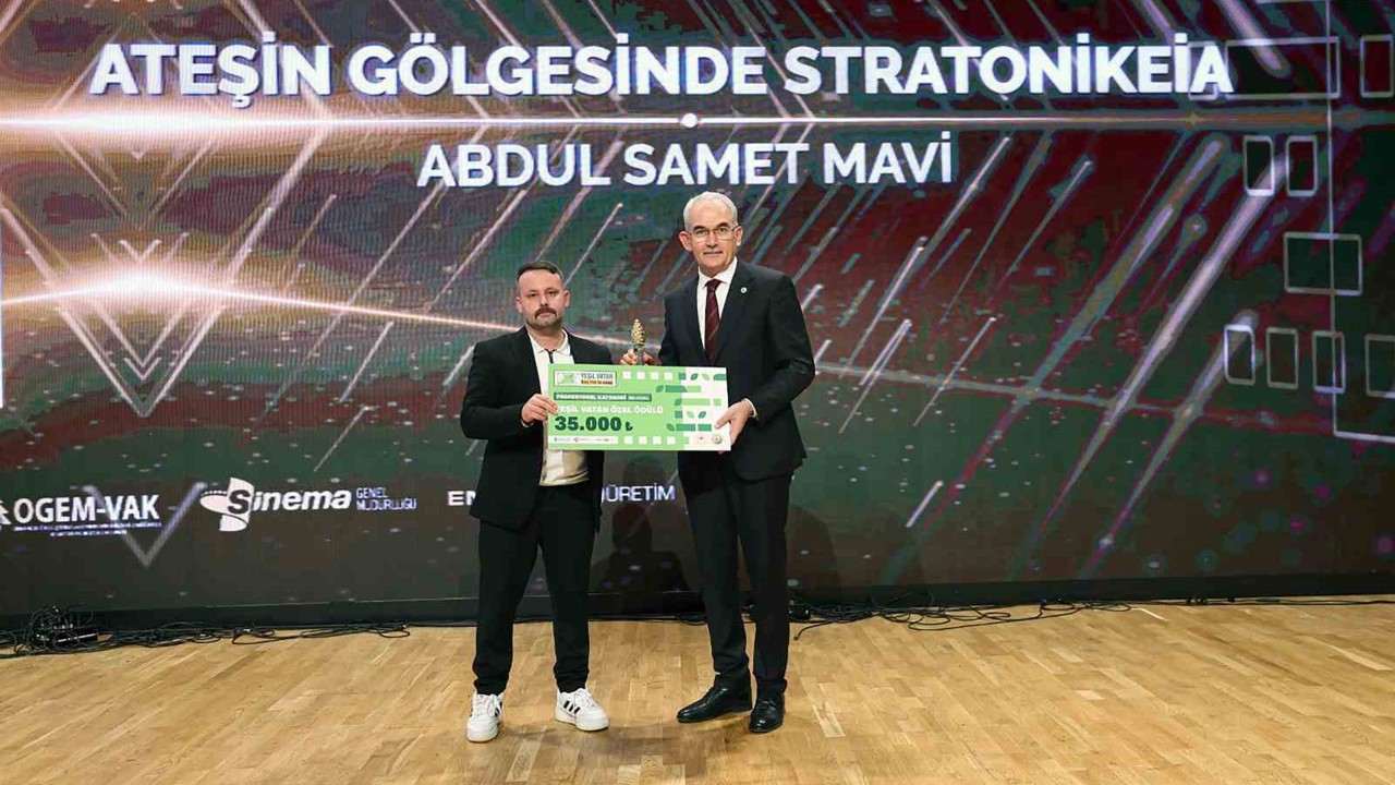 ‘Yeşil Vatan’ kısa film özel ödülü Muğla’ya
