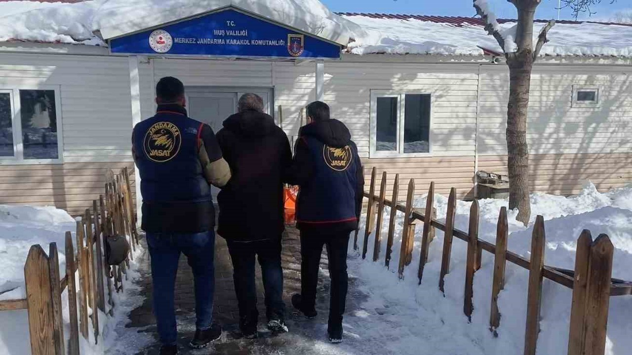Muş’ta 4 yıl 2 ay hapis cezası bulunan şahıs yakalandı
