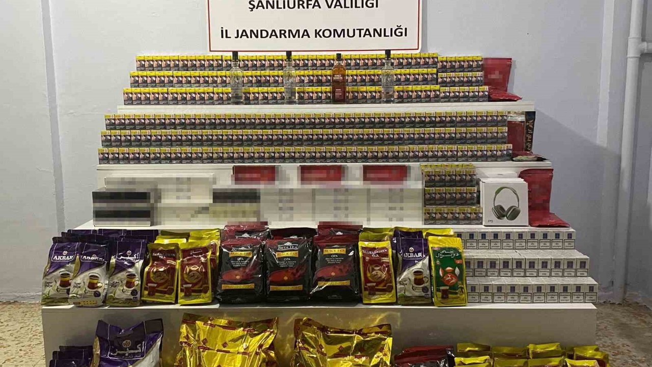 Şanlıurfa’da 9 bin 440 paket gümrük kaçağı sigara ele geçirildi
