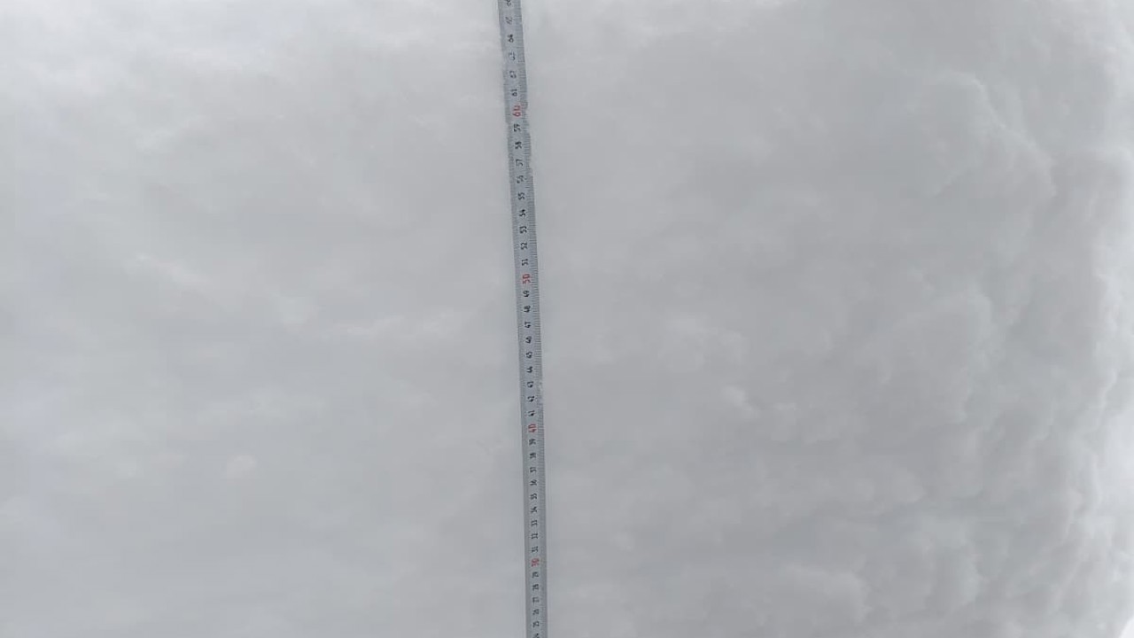 Gümüşhane’de yoğun kar yağışı sonrası yayınladığı videoyla yardım istedi
