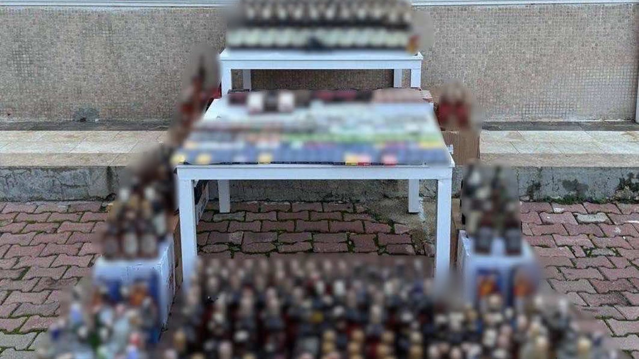 Antalya’da 852 litre kaçak alkol ele geçirildi
