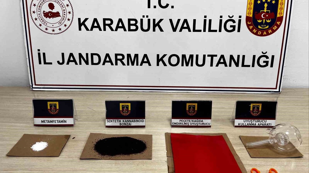 Karabük’te uyuşturucu operasyonu
