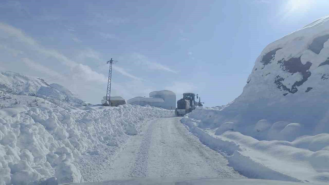 Şırnak’ta karlı yollar tek tek açılıyor
