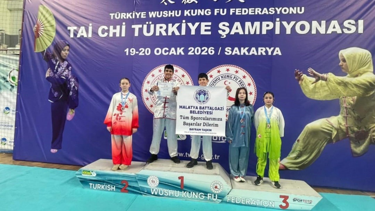 Battalgazi Belediyesi sporcularından Türkiye Şampiyonası’nda 5 madalya
