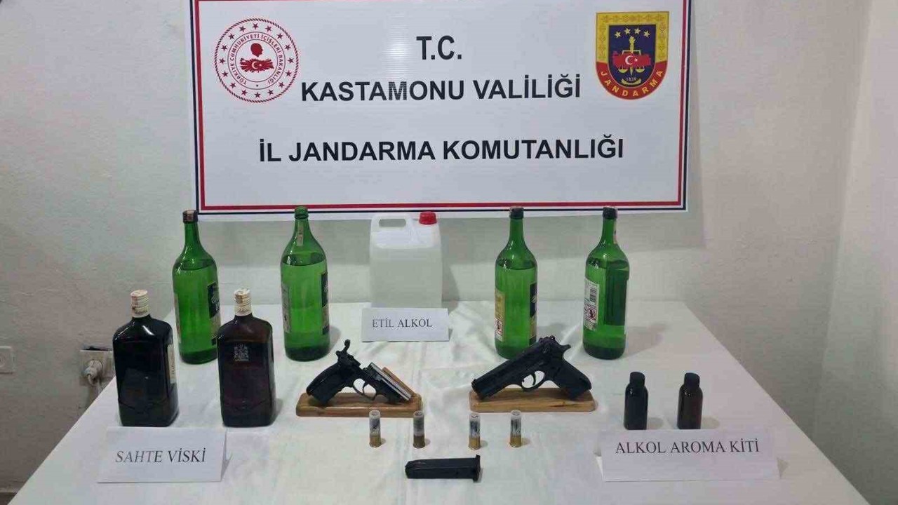 Kastamonu’da sahte içi operasyonu: 4 gözaltı
