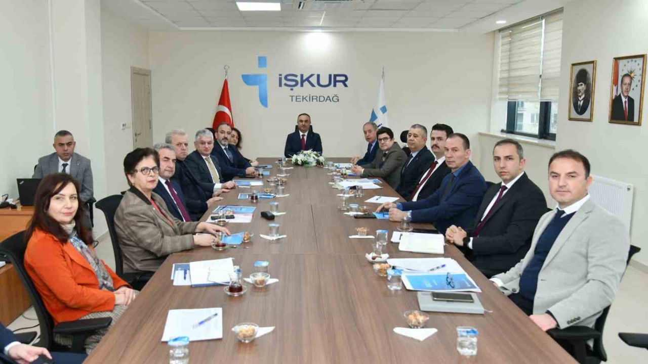 Tekirdağ İstihdam ve Mesleki Eğitim Kurulu toplantısı
