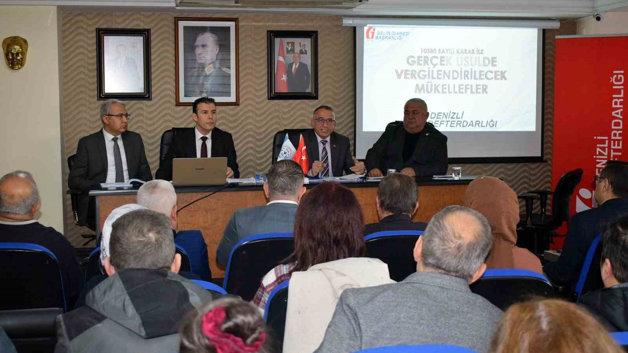 Denizli’de basit usulden gerçek usule geçiş esnafa anlatıldı
