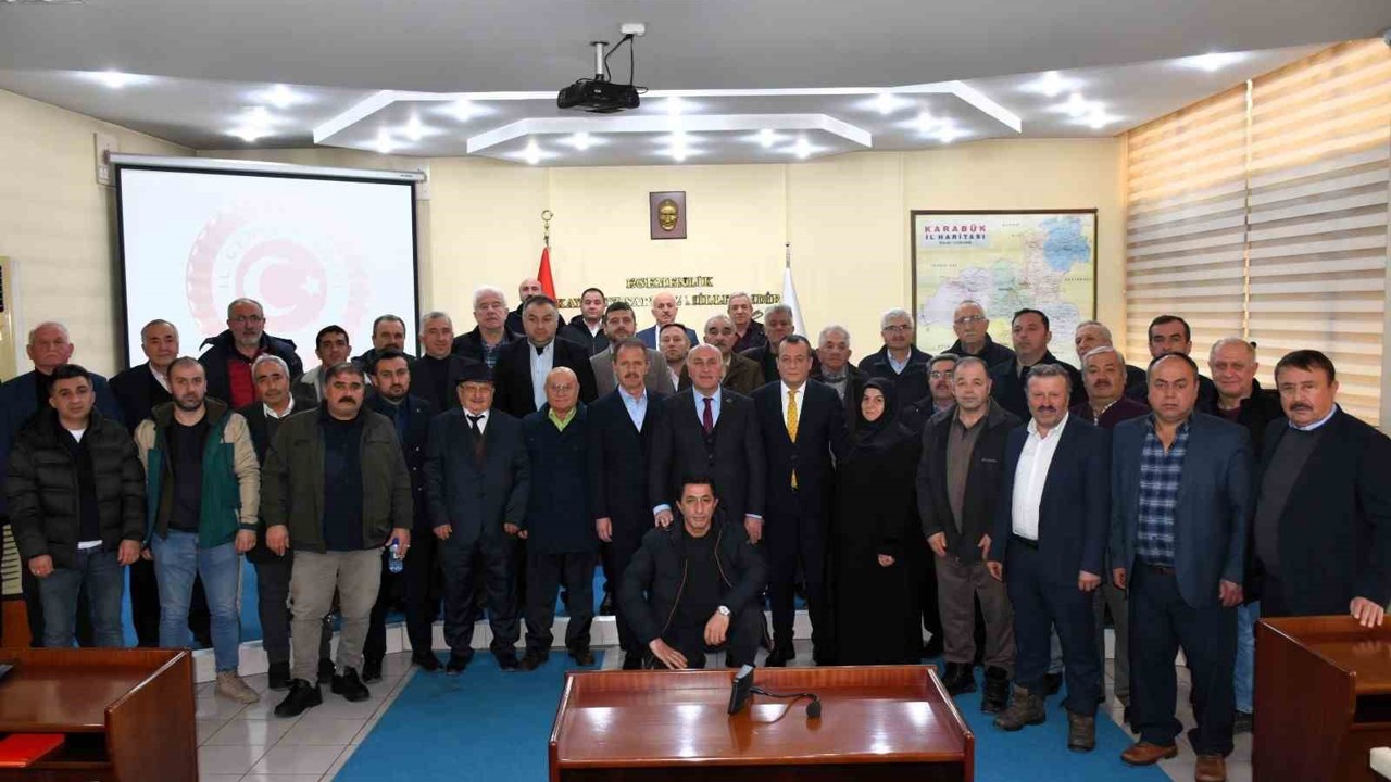 Ovacık muhtarları taleplerini İl Genel Meclisi’ne iletti
