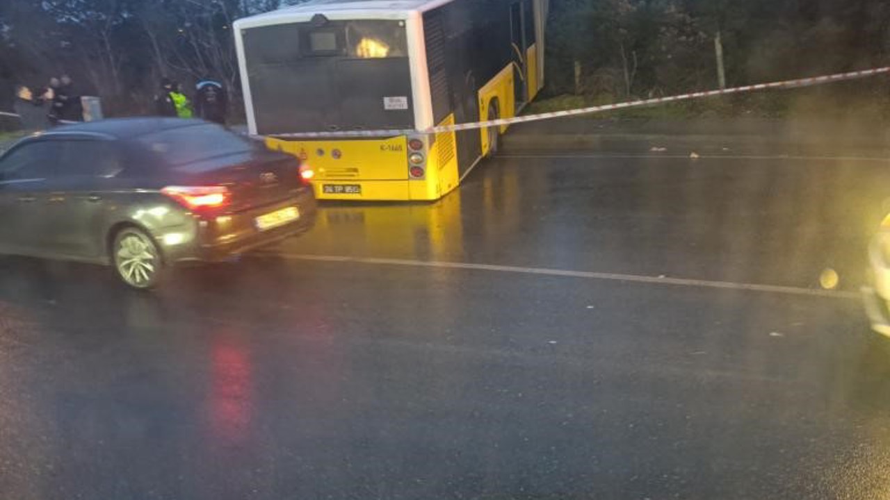 Arnavutköy’de içinde yolcuların bulunduğu İETT otobüsü ormanlık alana uçtu, faciadan dönüldü
