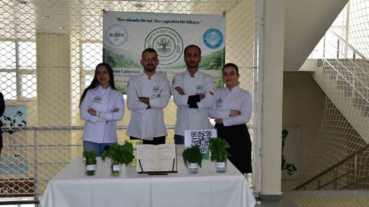 Üniversiteliler Yenilebilir Otlara Yönelik Proje yaptı
