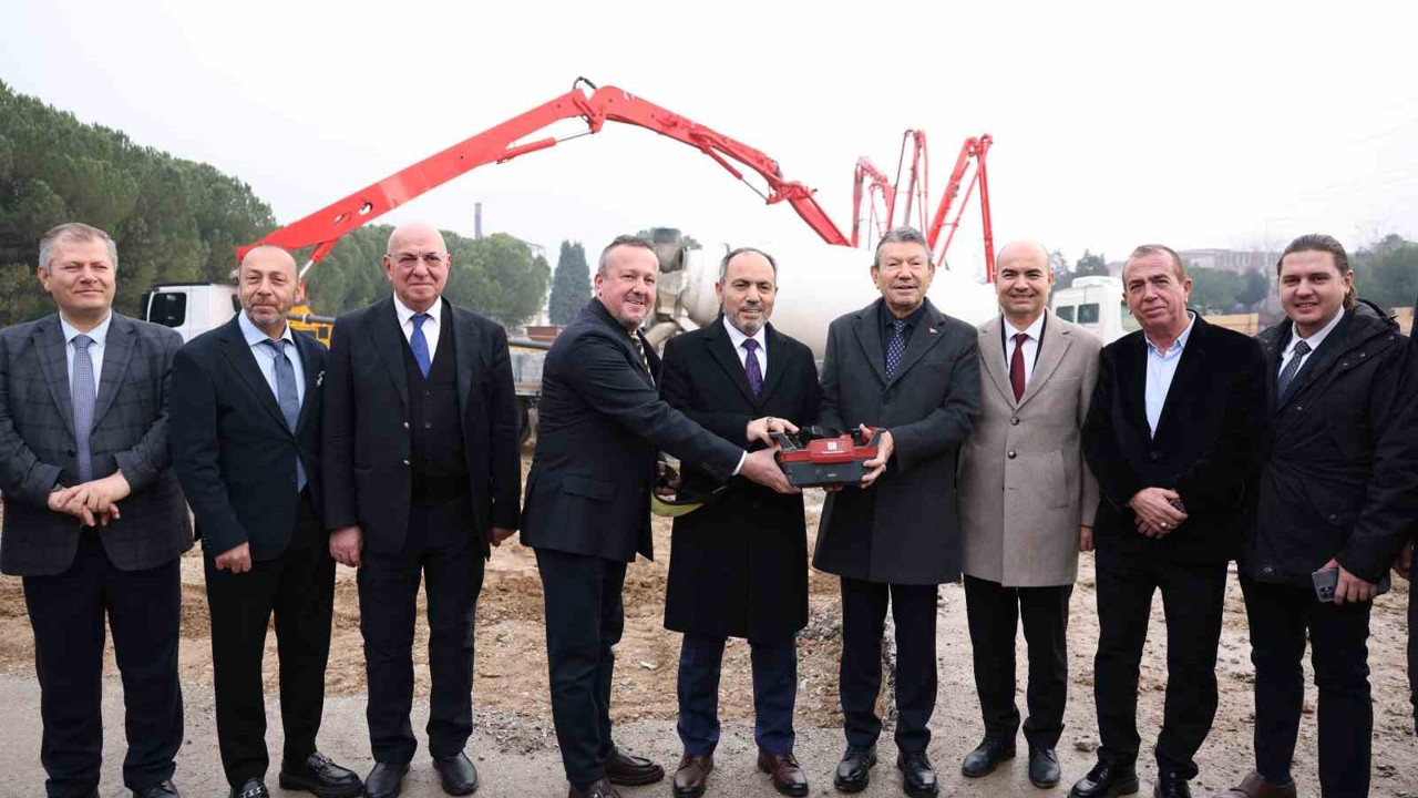 Denizli OSB Teknopark inşaat alanında inceleme yapıldı
