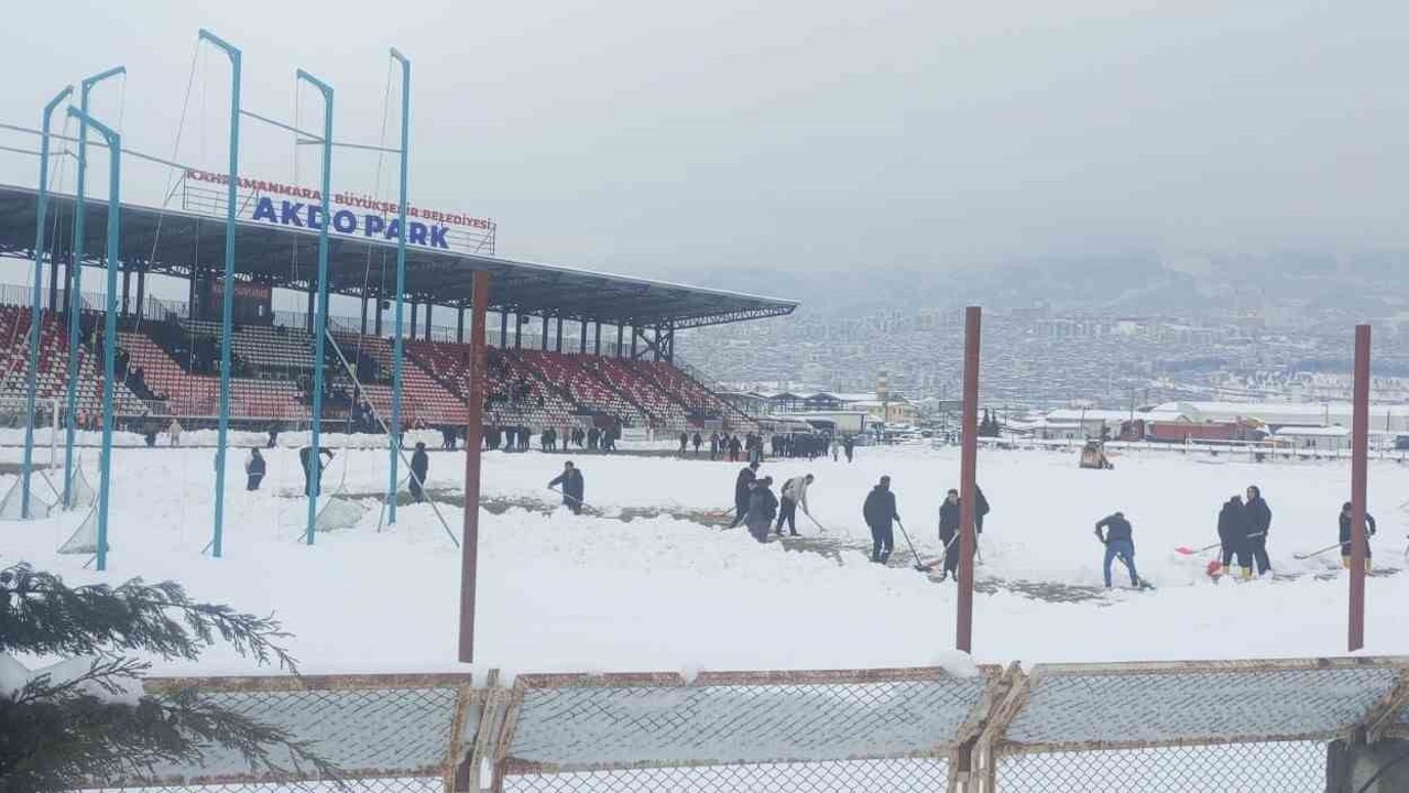 Kahramanmaraş İstiklalspor - 1461 Trabzon FK maçı kar sebebiyle ertelendi
