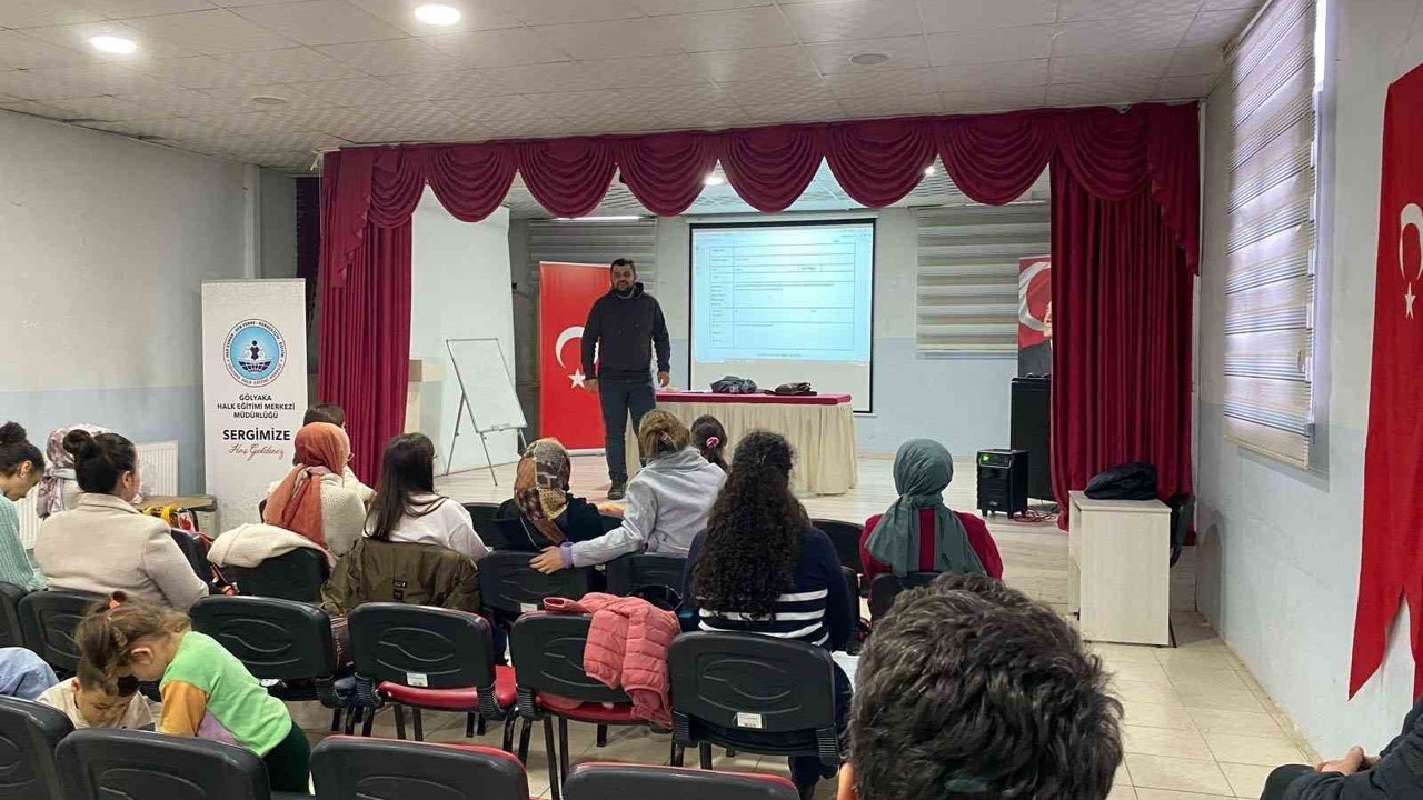 Açık uçlu madde yazma Gölyaka’da anlatıldı
