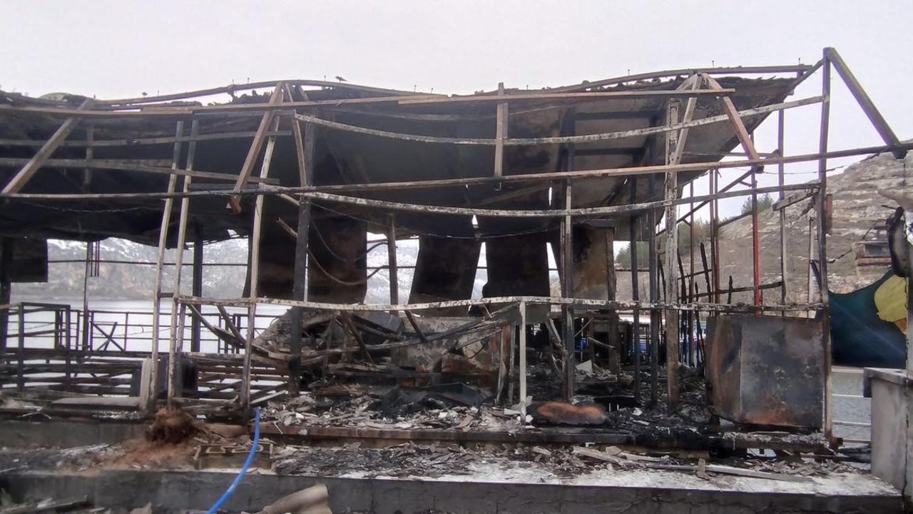 Duba restoranda ikinci yangın
