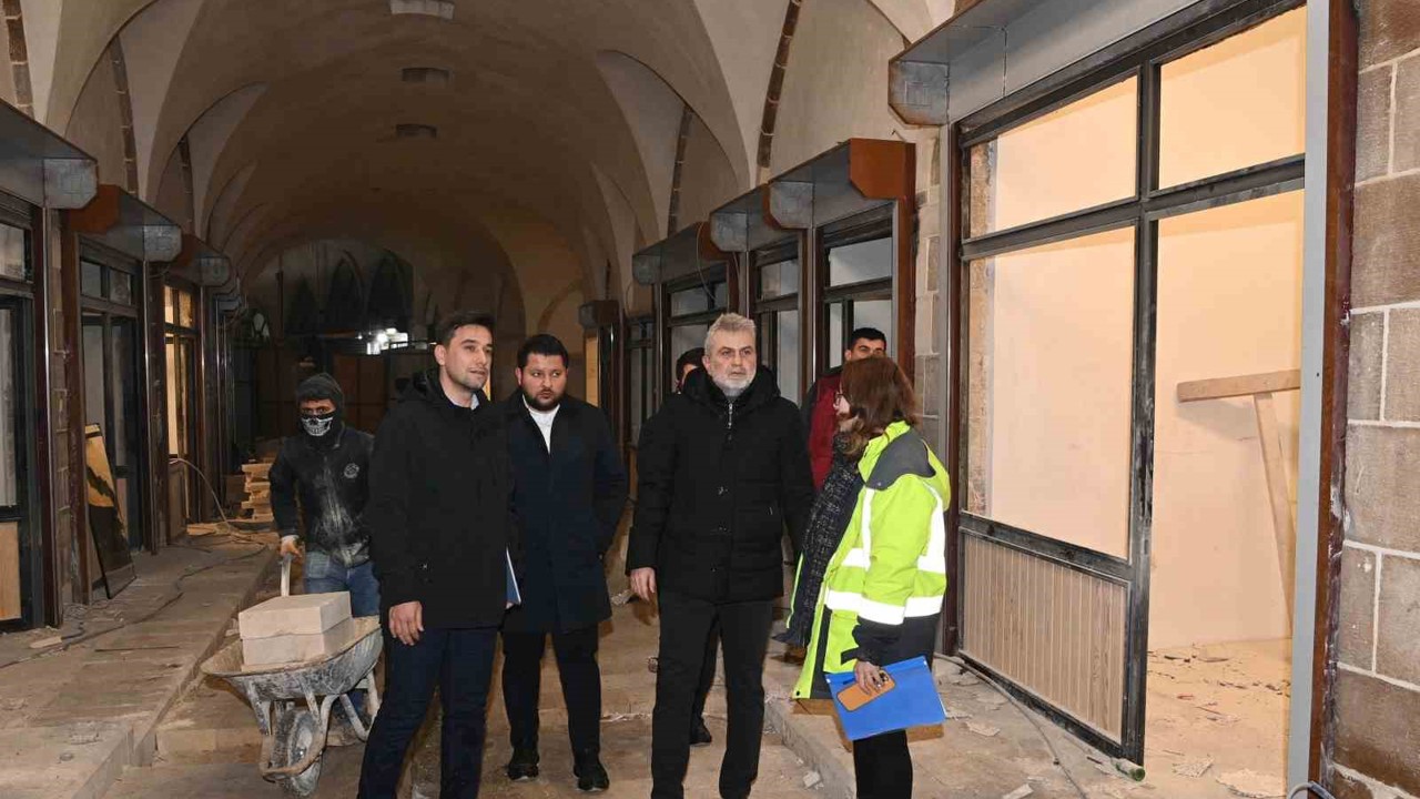 Başkan Görgel: "Tarihi Kapalı Çarşı’mızın restorasyonu tamamlanıyor"
