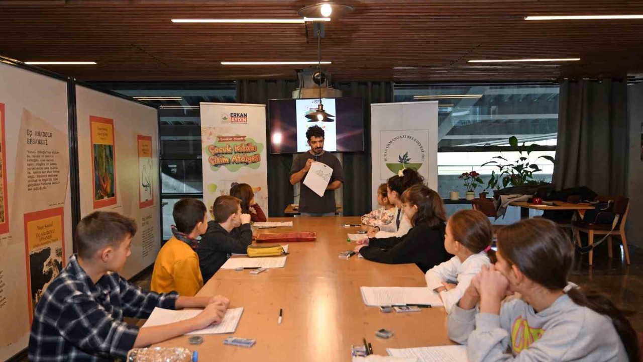 Çocuklar Osmangazi’de sanat dolu günler yaşıyor
