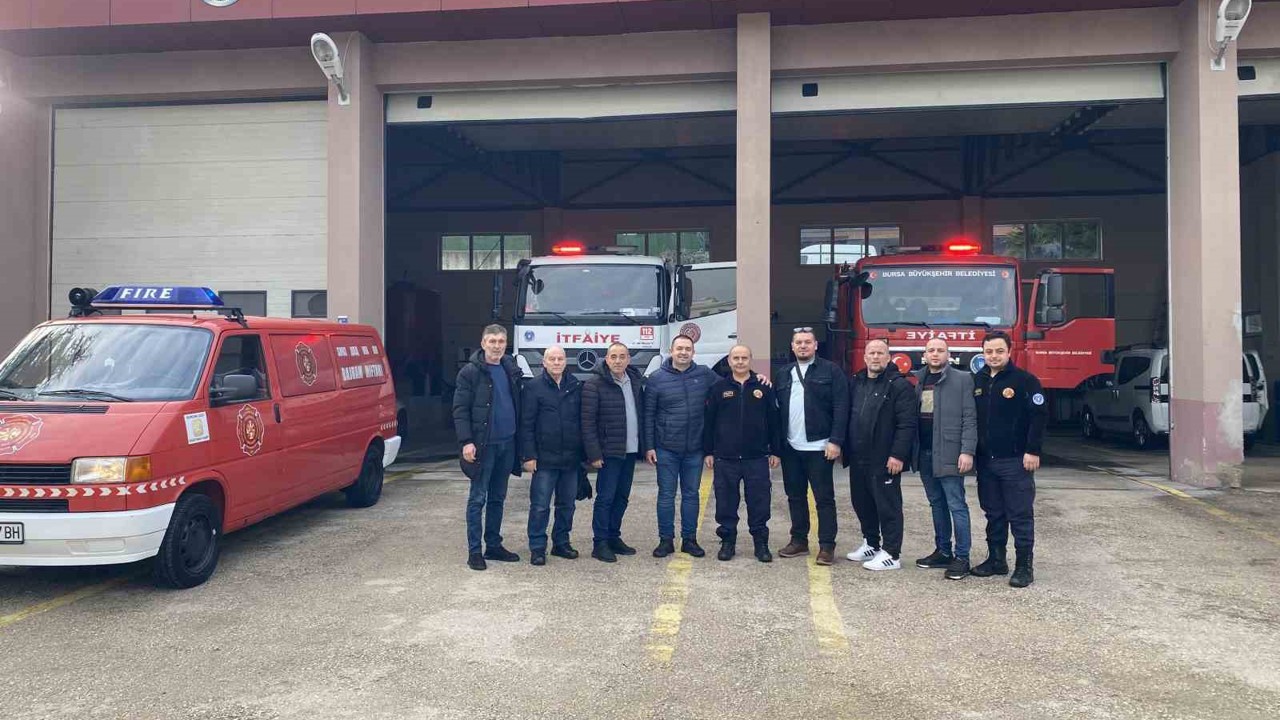 Üsküp’ten itfaiye gönüllü timleri Mudanya’da
