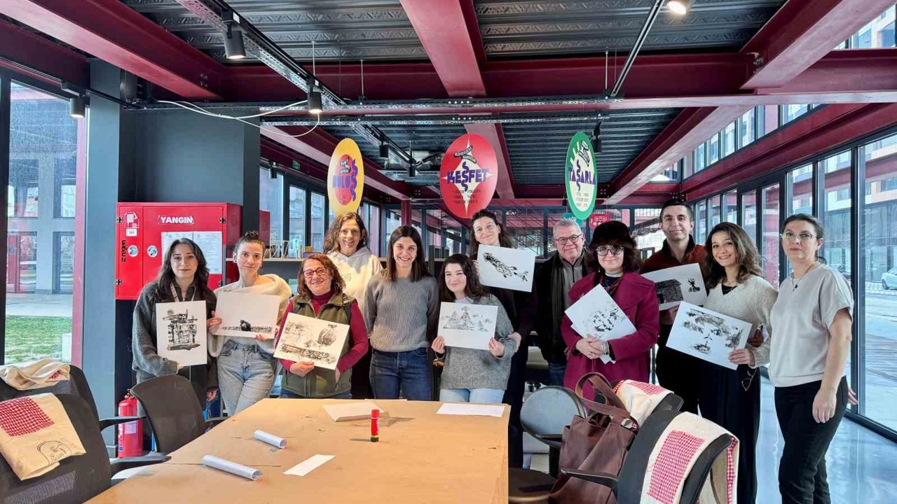 Pancar Deposu’nda gündelik malzemeler sanata dönüştü
