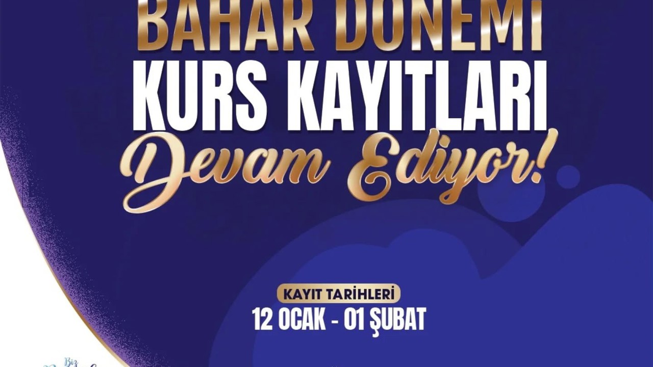 KAYMEK Sanat ve Mesleki Eğitim Bahar Dönemi Kurs kayıtları sürüyor
