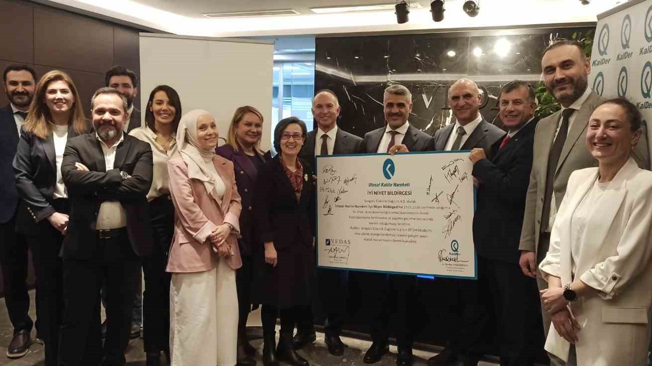 VEDAŞ ile Türkiye Kalite Derneği arasında ‘İyi Niyet Bildirgesi’ imzalandı
