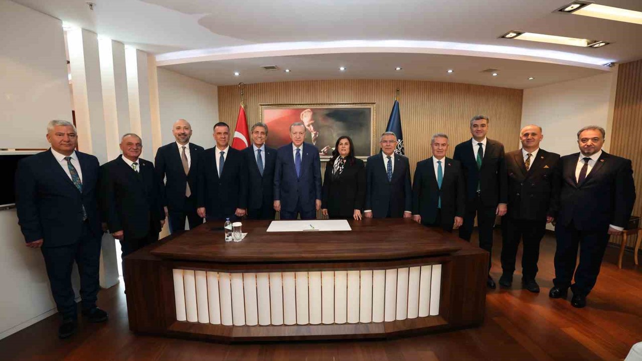 Başkan Arıkan: "Cumhurbaşkanımızla bir araya gelmek büyük onur"
