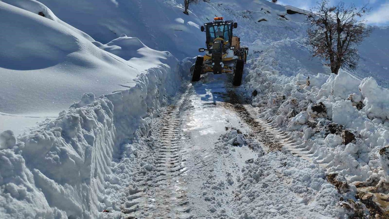 Diyarbakır’da kapalı yolların açılması için çalışmalar sürüyor
