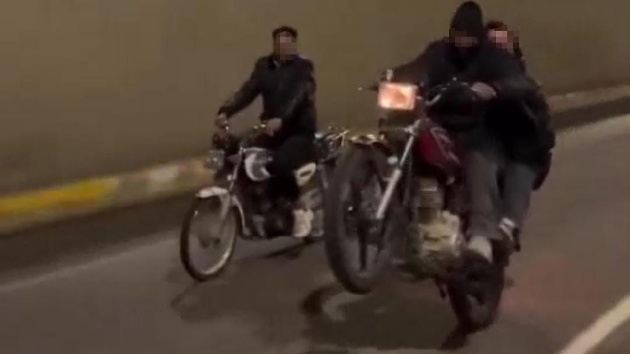 Şanlıurfa’da trafiği tehlikeye atan motosikletliye ceza
