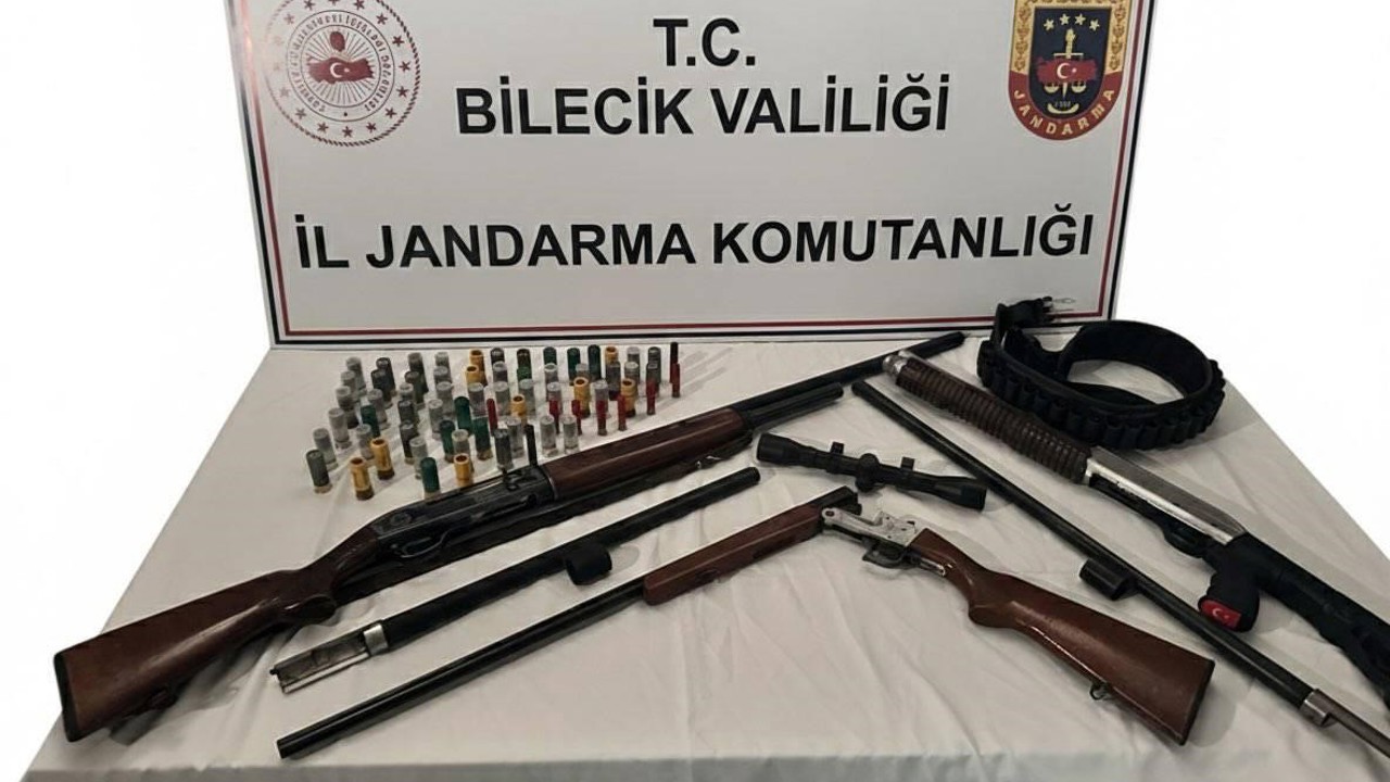 Bilecik’te ruhsatsız av tüfeklerine 24 bin 585 TL ceza
