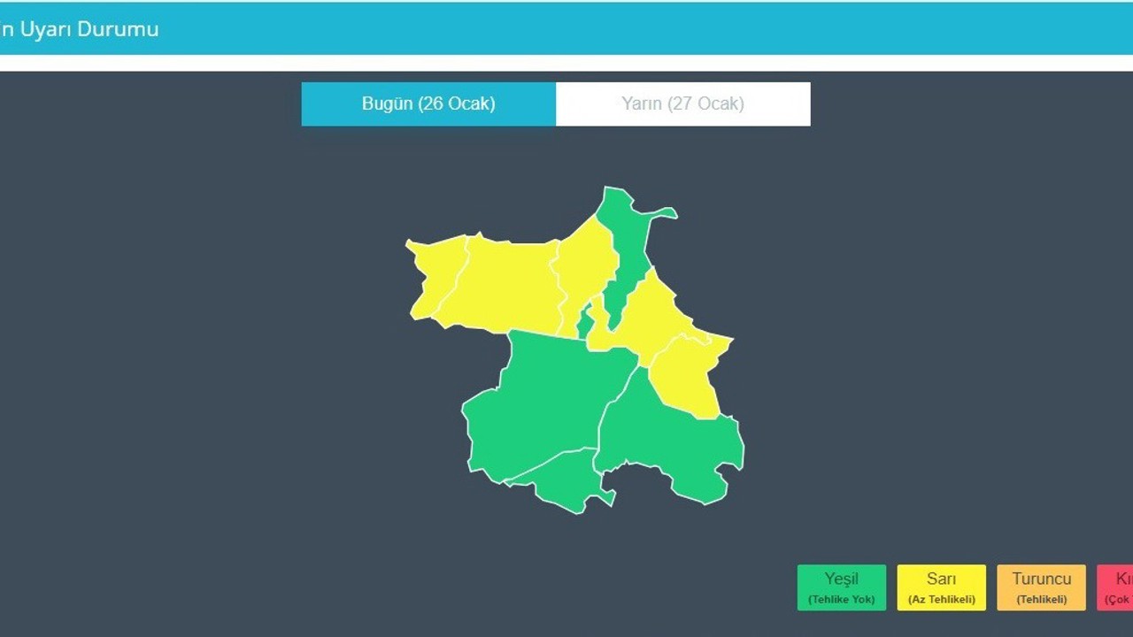 Sinop’ta fırtına alarmı: 5 ilçe için sarı kodlu uyarı
