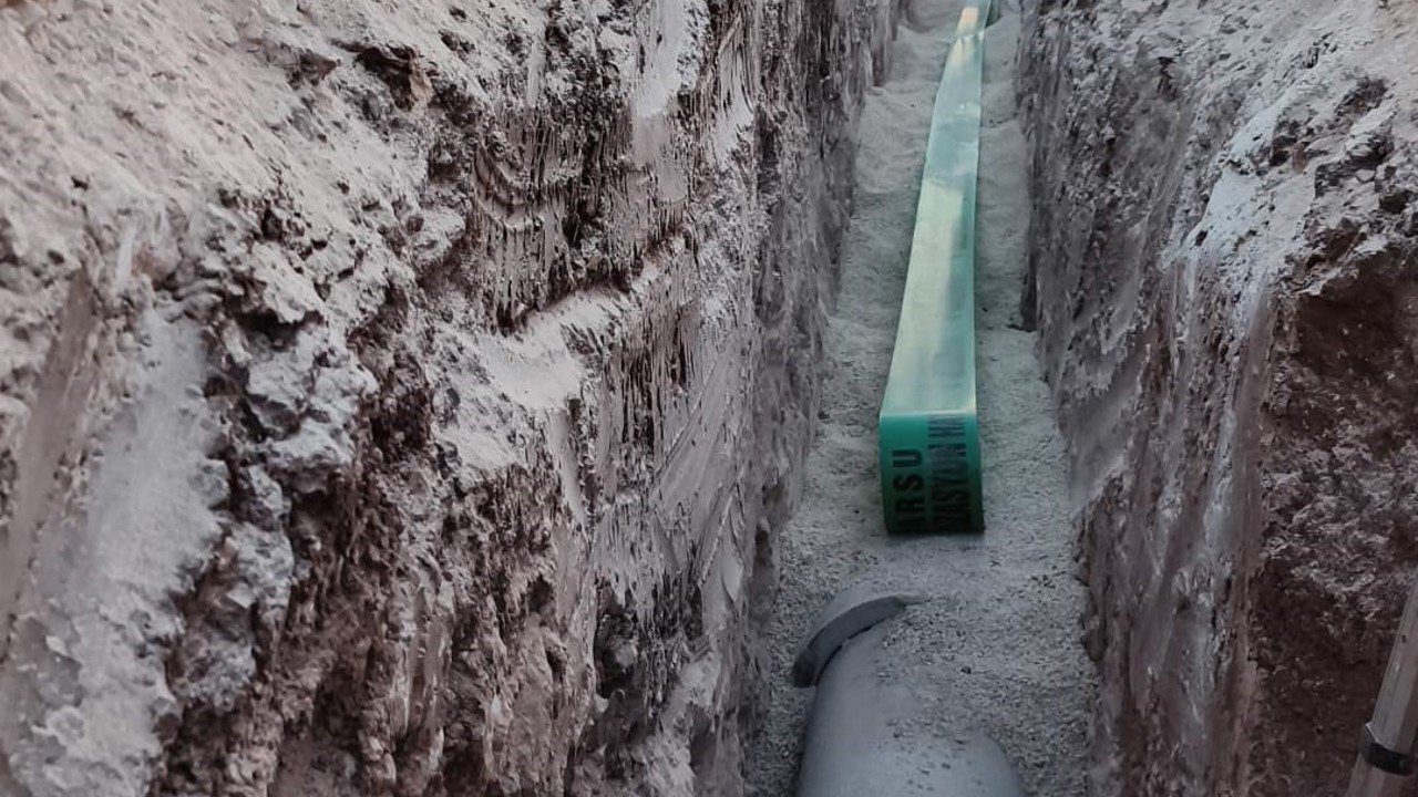 MARSU, bir mahallede daha atık su sorununu çözüme kavuşturdu
