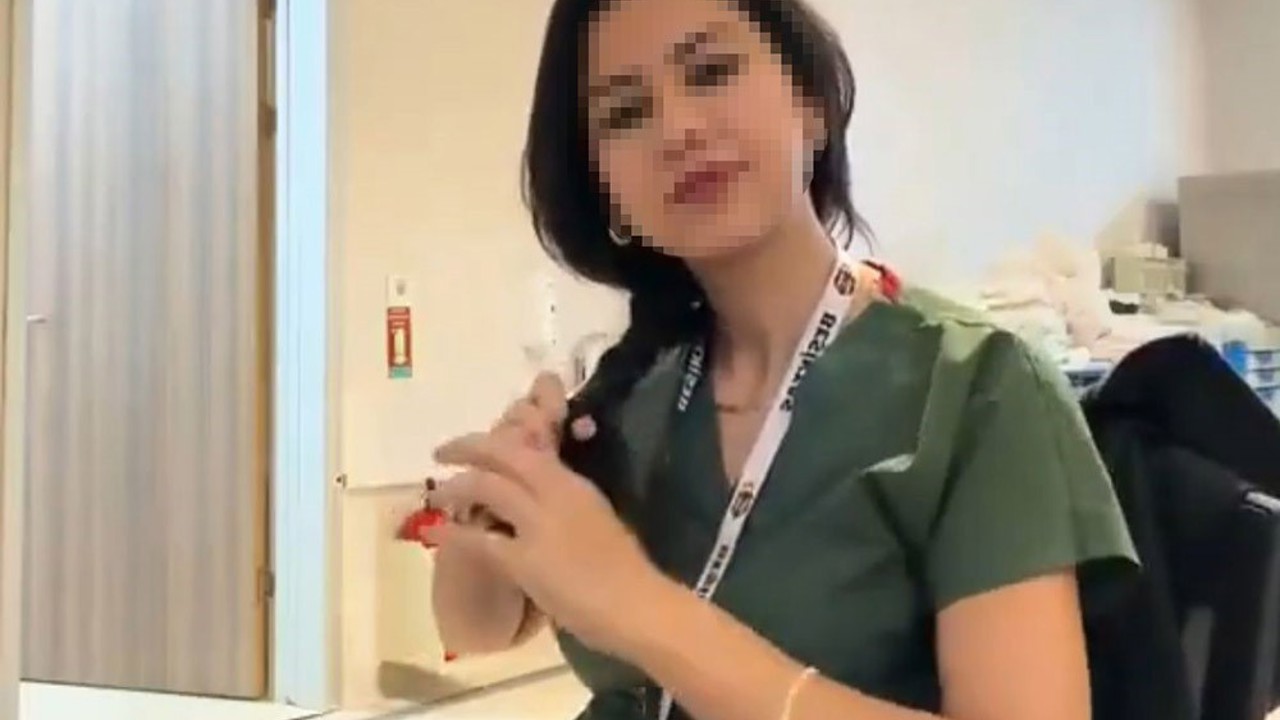 Sosyal medyadaki provokatif akıma katılan hemşire, adli kontrolle serbest bırakıldı
