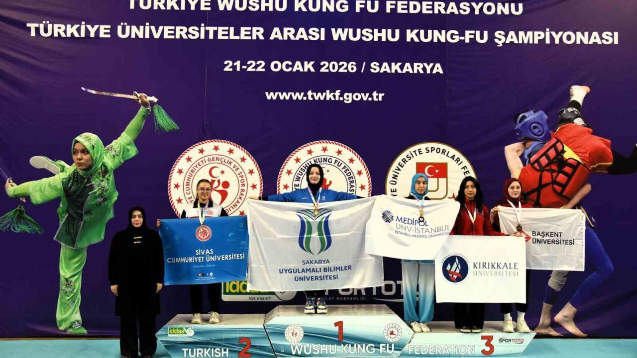 SUBÜ Wushu’da Türkiye şampiyonu oldu
