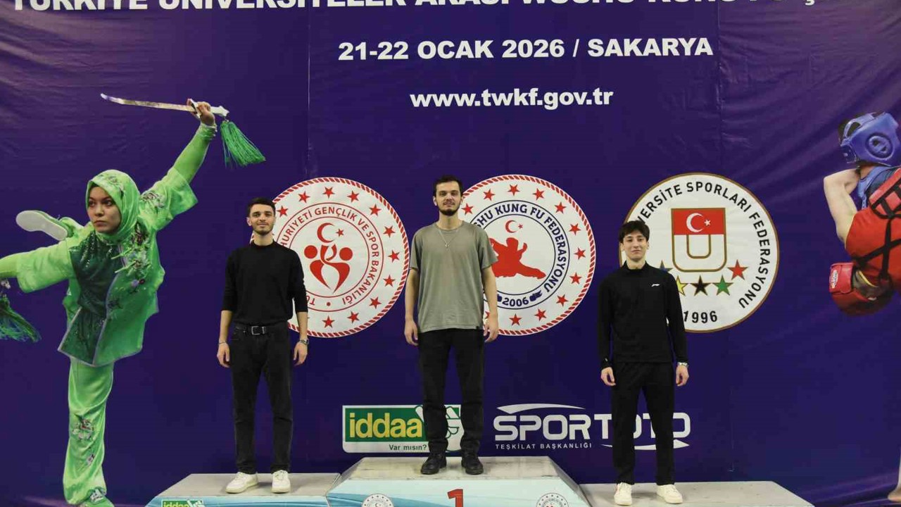 BARÜ’lü öğrencilerden Üniversiteler Arası Wushu Türkiye Şampiyonası’nda 3 madalya
